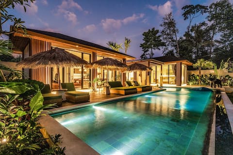 Villa Sungai:3BRPeaceful Jungle Oasis InfinityPool