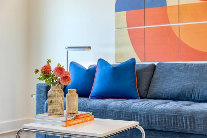 Komfortables Schlafsofa.