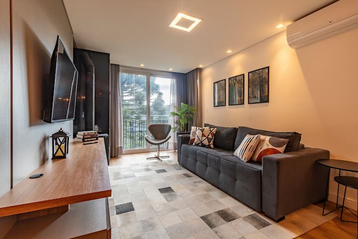 Rosa Apartamento Edifício Bav 303 Torre 1 - Gramado