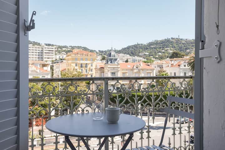 Studio Jules: Centre, Neuf, 15mn Du Palais&plages - Palm Beach Cannes