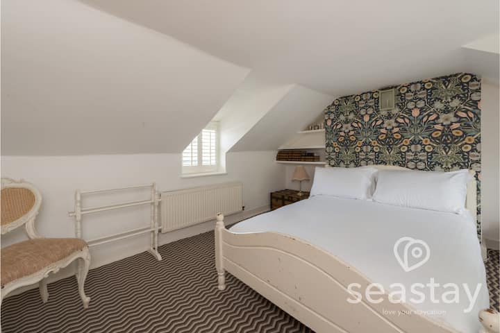 Spálňa na hornom poschodí – Starfish Cottage – Broadstairs – Kent – @seastayuk – seastay.co.uk
