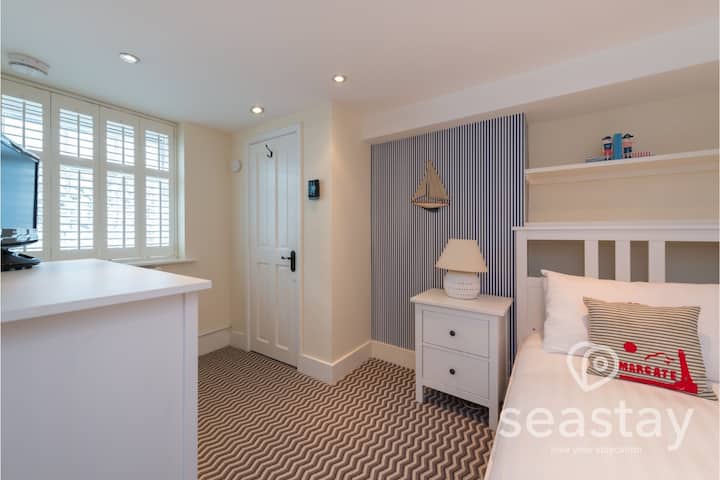 Spálňa 3 – Chata Starfish – Broadstairs – Kent – @seastayuk – seastay.co.uk