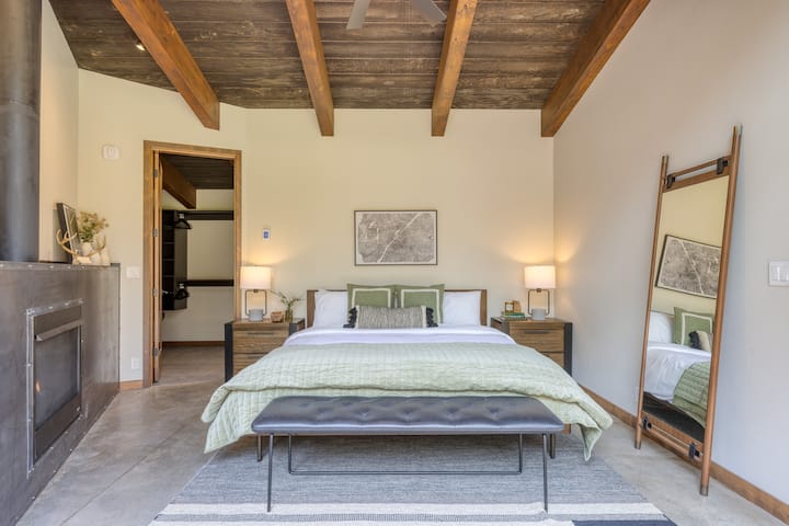 Bedroom 2 features a king bed and ensuite bathroom.