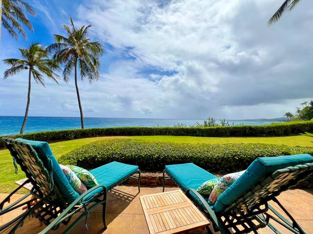 Poipu Makai Villas C1 – Amazing Views, Ocean Front