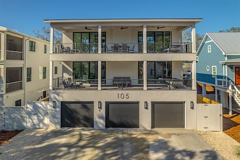 Opened 2025 Luxury Beach House POOL Steps to Beach