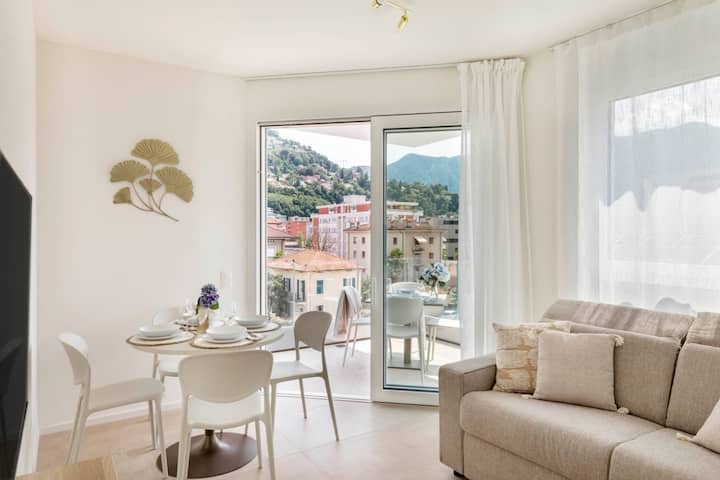 Mountain Vista | Escapade Romantique Avec Parking - Lugano