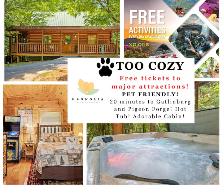 Snuggle Up! Cozy Cabin With Hot Tub Escape - Gatlinburg, TN