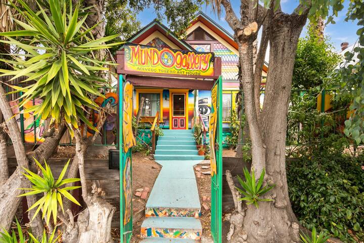 Whimsical Artist’s Retreat | Heated Pool + Spa gallery image 3