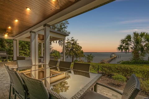 Spacious riverfront home perfect for larger