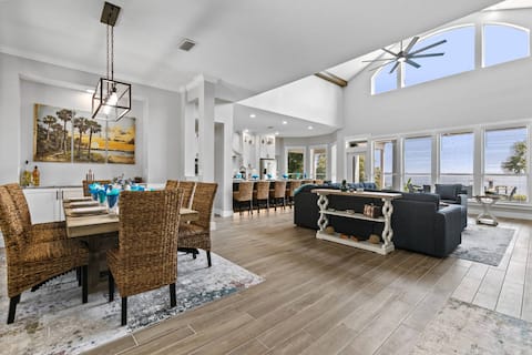 Spacious riverfront home perfect for larger