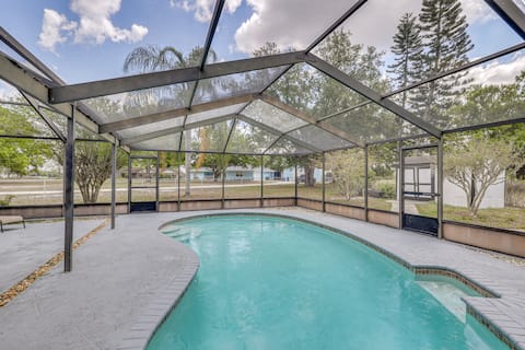 Luxe Wimauma Home w/ Pool & Lake Views!