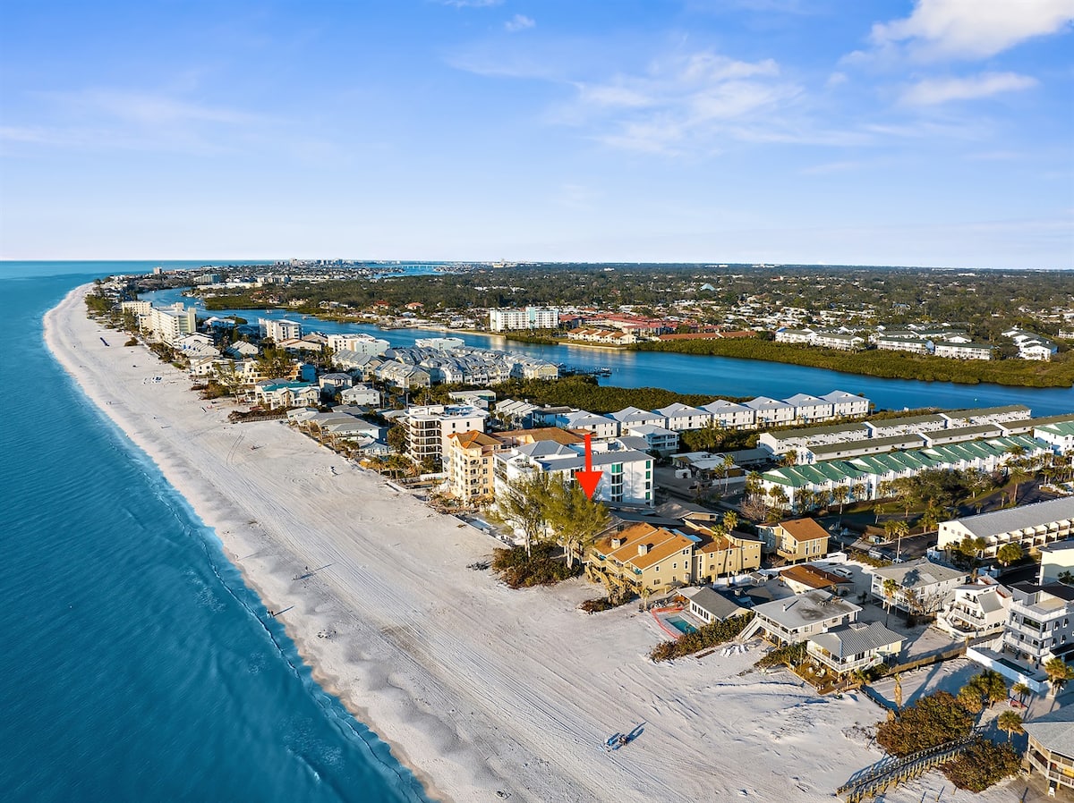 Direct Beachfront Aerial
