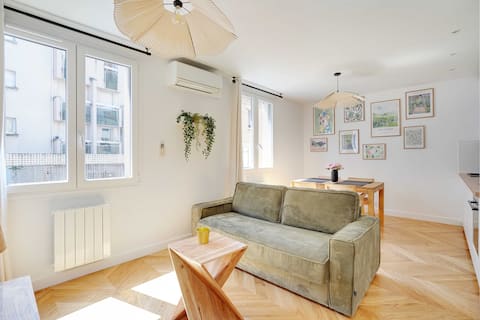 Top Airbnb: Cosy & Modern Apartment in Montreuil - 1BR/4P in Montreuil