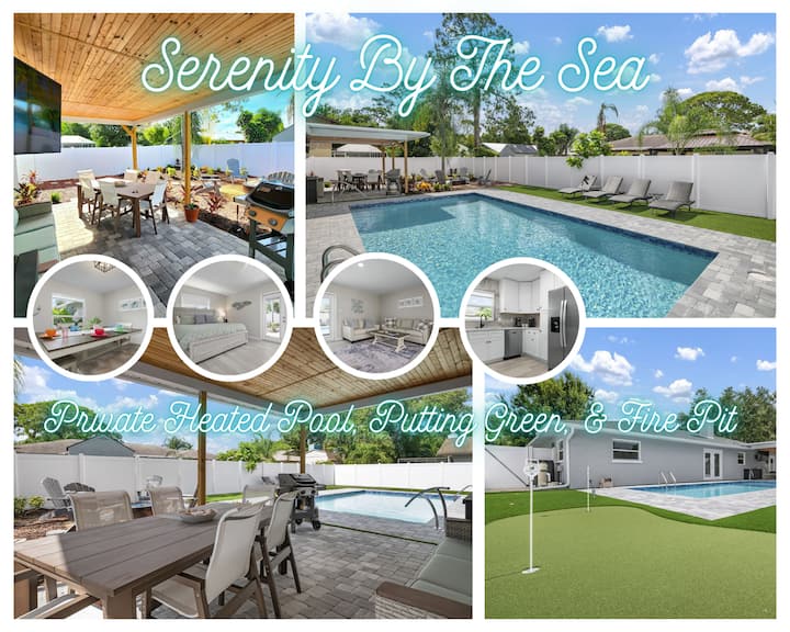 Cozy Pool Home W/putting Green & Fire Pit! - Anna Maria Island, FL