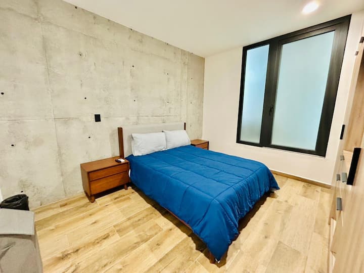 ห้องนอนพร้อมทีวี