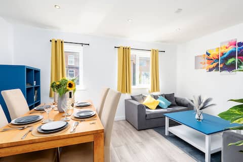 Top Airbnb: 3 Bed 1 Bath | Parking | 20% OFF | 6 Single Beds in South Yorkshire