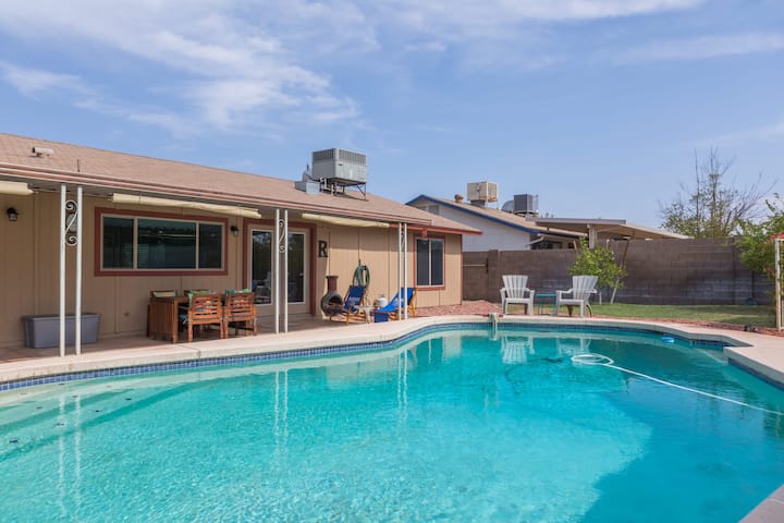 Charming House, Pool, Near Kiwanis Park, Freeways - 템피