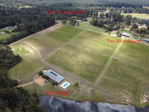 Entire vineyard estate, hunter family gatherings