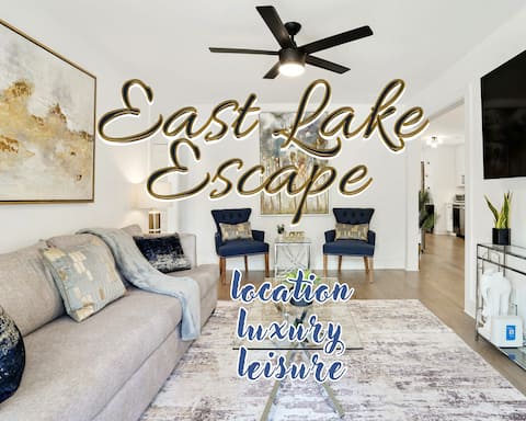 Popular Airbnb listing: East Lake Escape | Quick Ride to Decatur & Atlanta in East Lake
