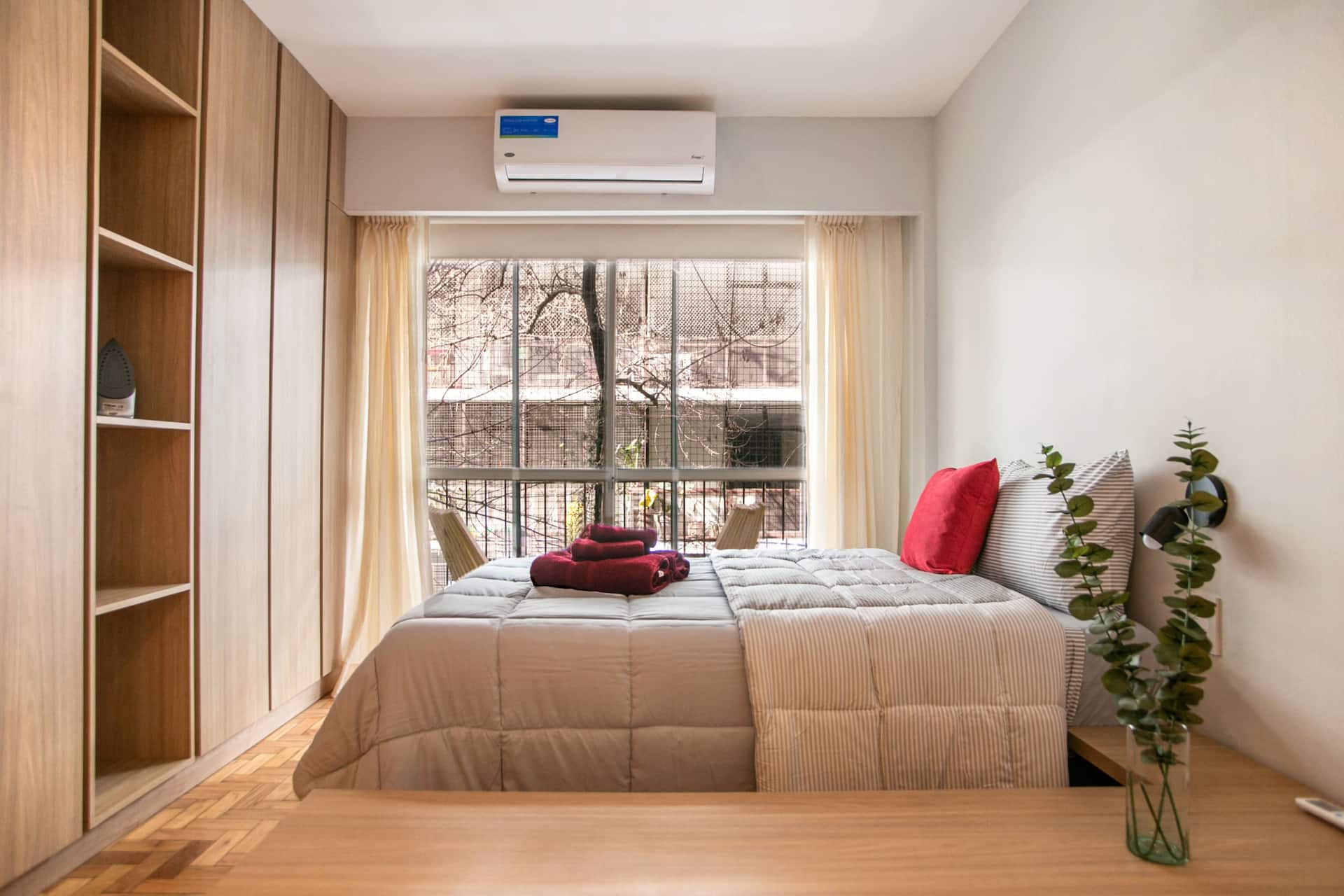Departamento monoambiente con balcón en Palermo