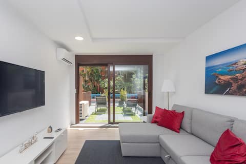 Lightbooking beach of Los Cancajos, La Palma 14C