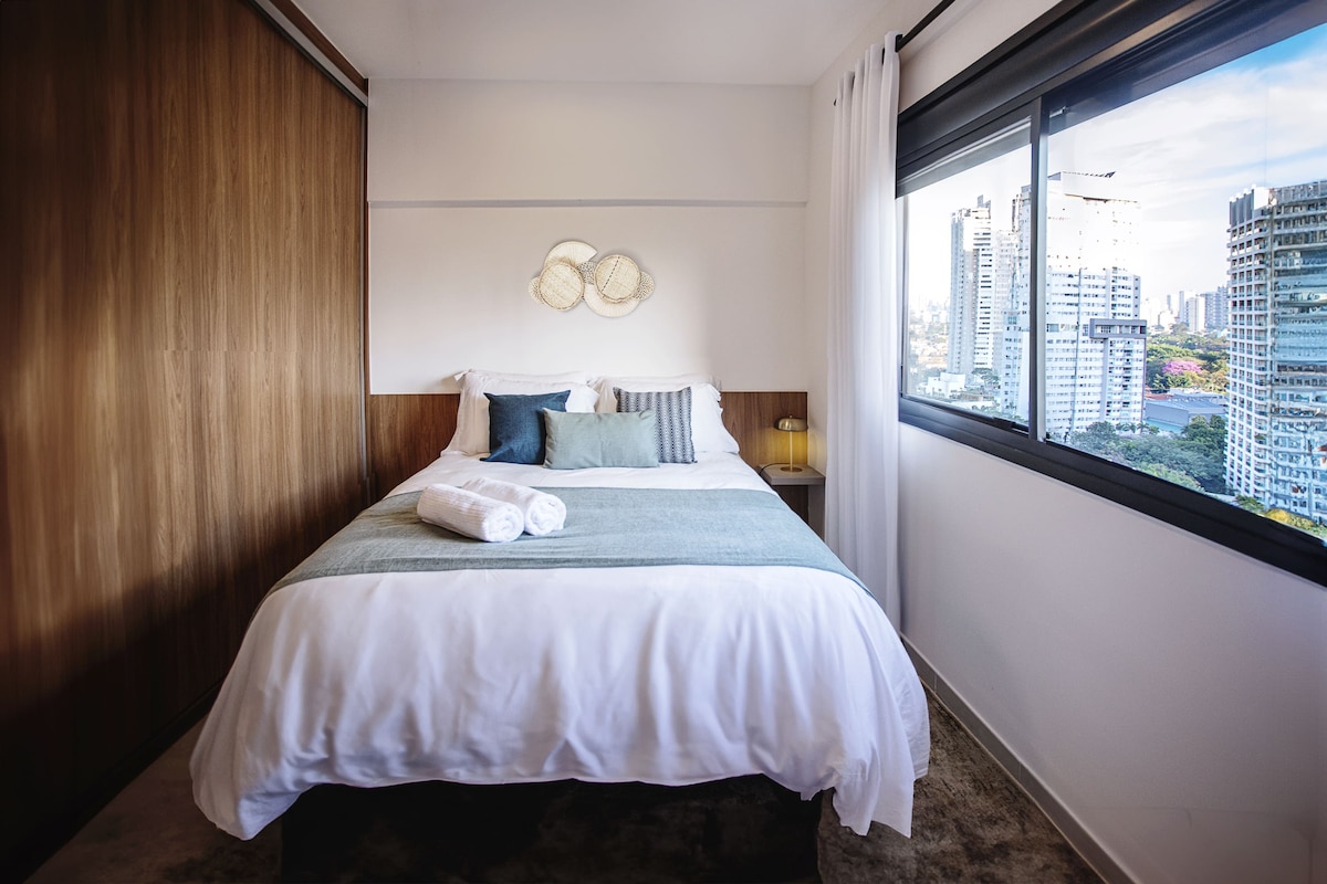 สำรวจสตูดิโอเหล่านี้ใน Vila Olímpia, เซาเปาโล พร้อม Feel Sampa เหมาะสำหรับนักเดินทางมืออาชีพ นักเดินทางดิจิทัล และคู่รัก ที่พักเหล่านี้มอบความสะดวกสบายและทำเลที่ตั้งที่เหมาะสำหรับการใช้ชีวิตและทำงานในเซาเปาโล