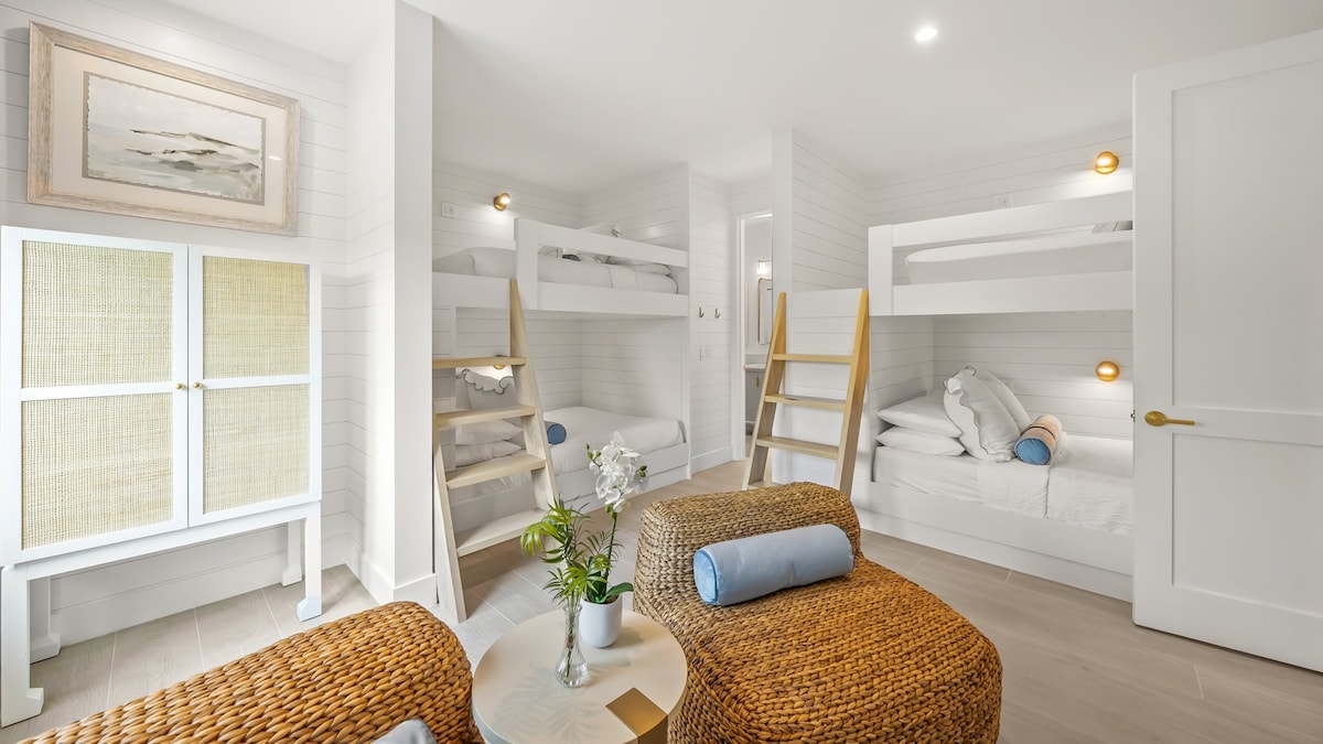 Dormitorio 5 - En suite - Cama tamaño queen/queen y litera completa/completa