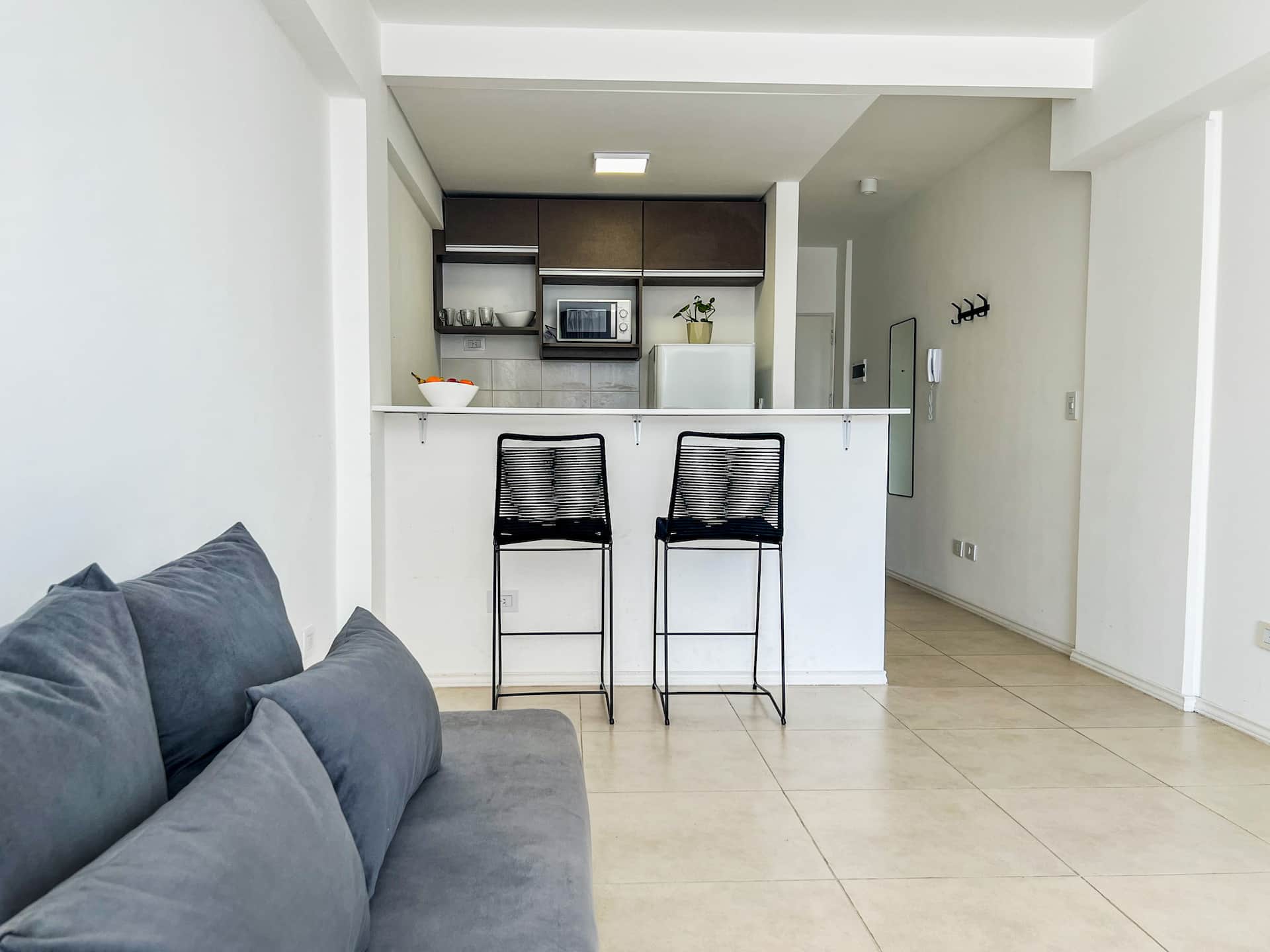 Studio apartment with balcony in Palermo