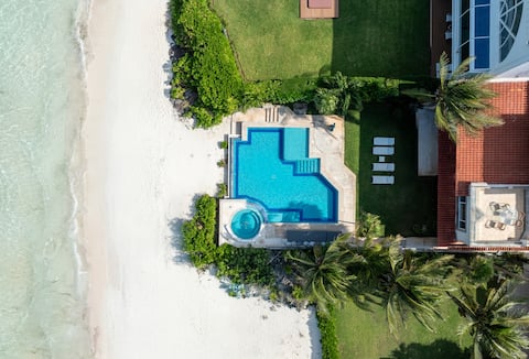 Villa Serena | 6BR | Beachfront & Private Pool