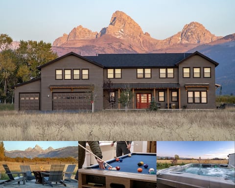 Luxury Teton Retreat: Hot Tub, Comfort, Views