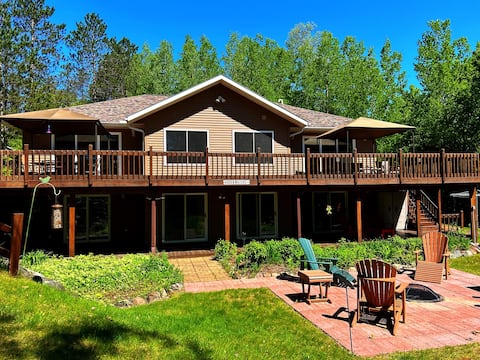 Nokomis Chain Home w/wd, firepit, dock, on trails