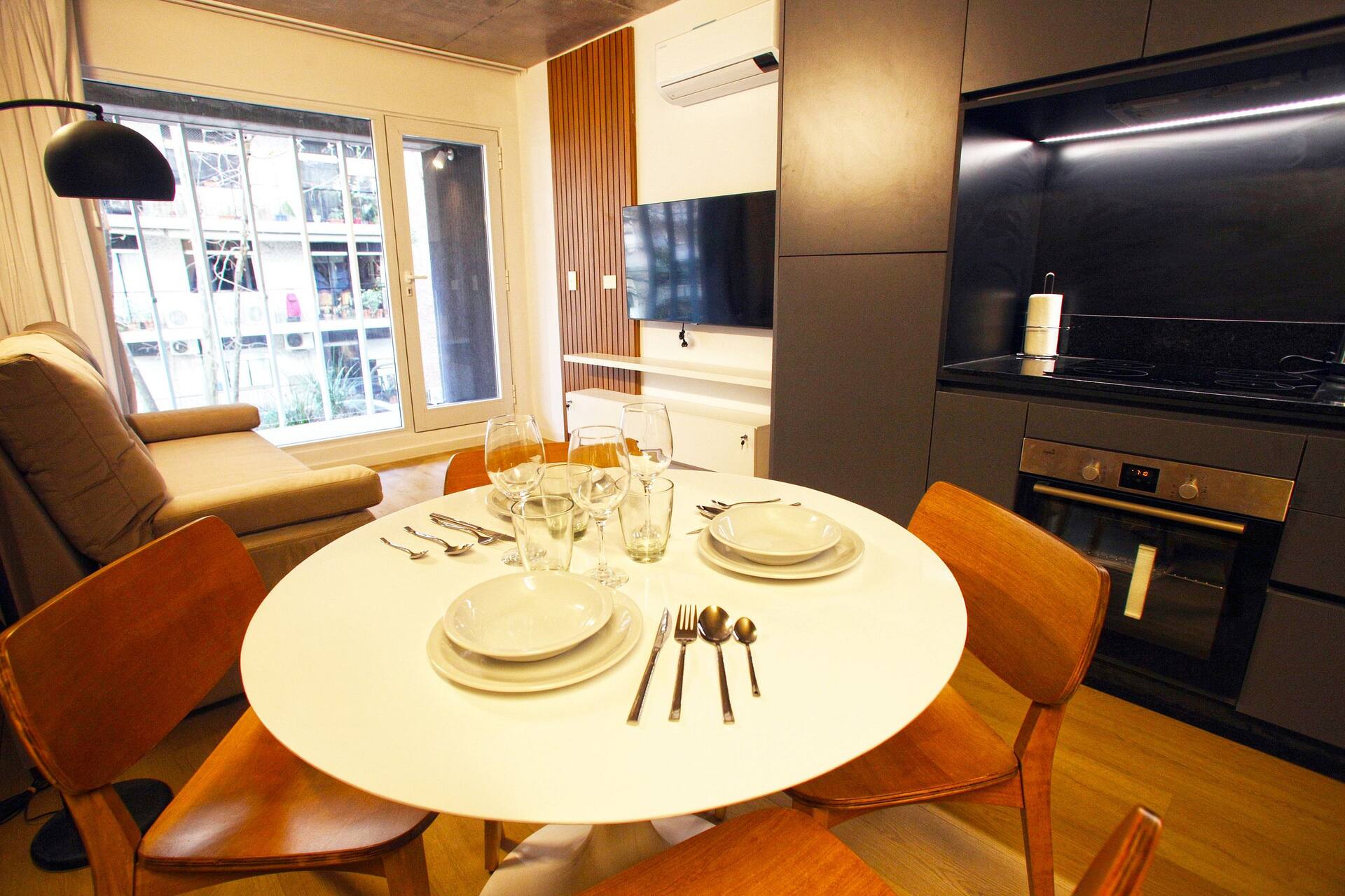 Apartamento de dois ambientes em Belgrano mobiliado para até 4 pessoas