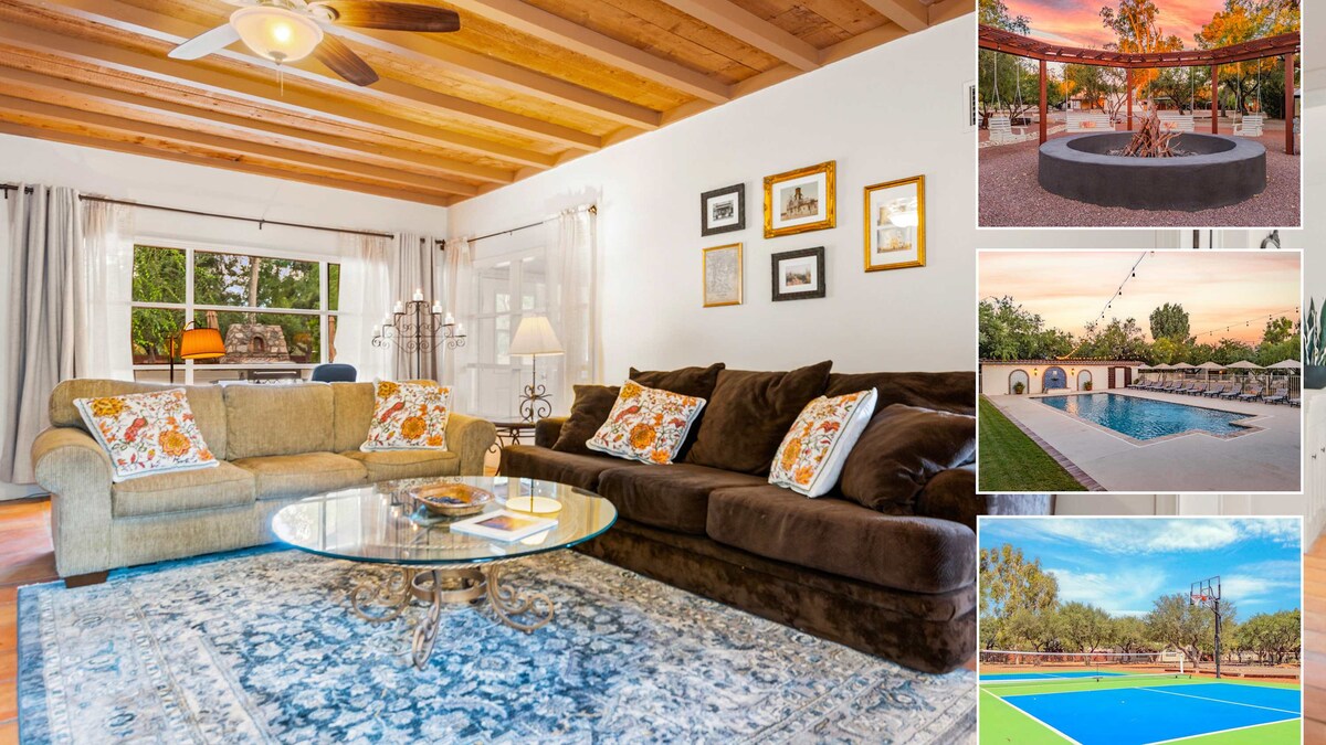 Resort Style Pool, Pickleball, Tucson • Solana #6 - Houses for Rent in  Tucson, Arizona, United States - Airbnb