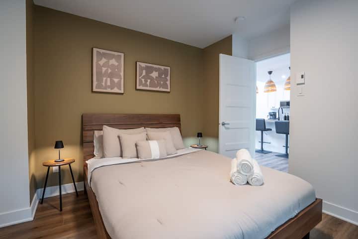 Chambre 3 - Lit queen