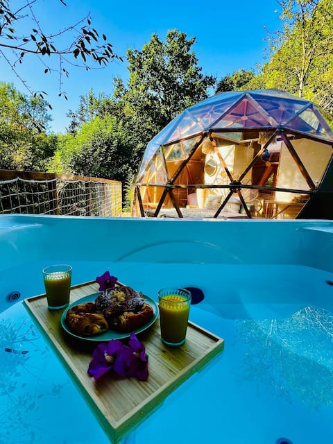 Dôme Fiore with jacuzzi, 15 min from Disney