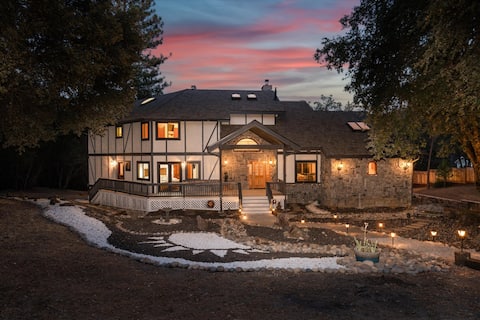 Greystone Manor w/ game room, hot tub, more!
