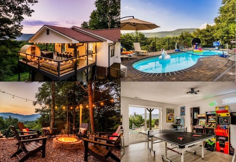 Fall Getaway Deals! HotTub Views! Arcade PingPong