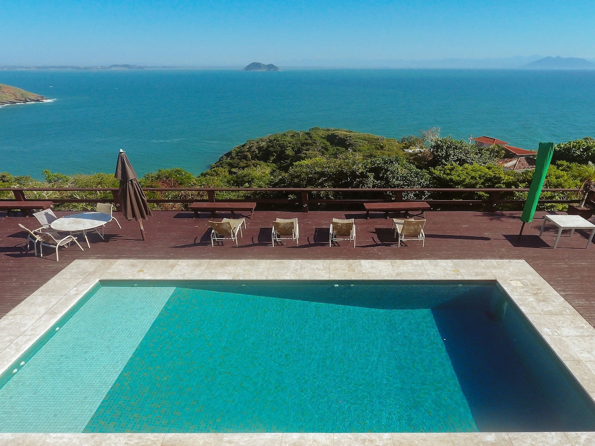 Zwembad, uitzicht op het zwembad