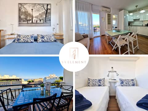 Anuncio de Airbnb popular: Mr Mediterraneo 2bdr Playa de la Carihuela en Torremolinos