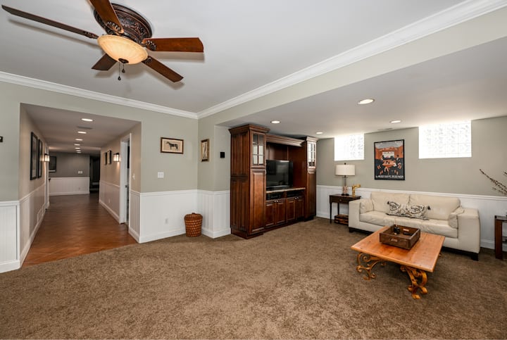 Wohnzimmer auf der unteren Etage