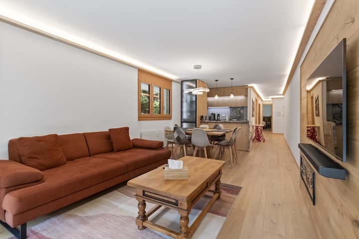 Appartement Rénové Type Chalet Avec Piscine - Crans-Montana