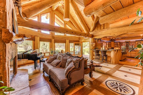 Scenic Payson Cabin! Fireplace + Wraparound Patio