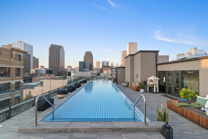 Nola Favorite - Rooftop Pool, Game Room & Gym - New Orleans, LA