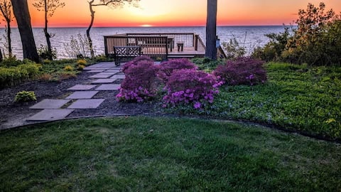 The Blue Heron on Lake Michigan