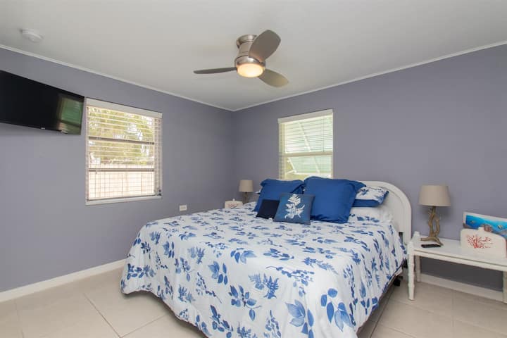 Брачна гостинска спална соба со телевизор