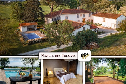 Le Mazage des Trégans - Heated Pool - Parking