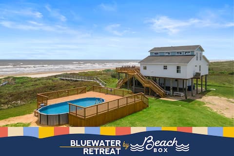 Secluded Beachfront Home with Ocean Views & Pool