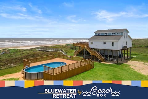 Secluded Beachfront Home with Ocean Views & Pool