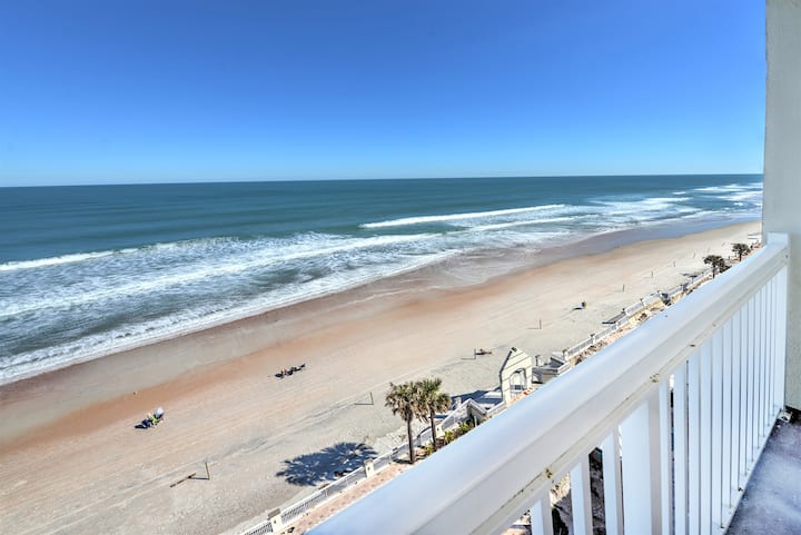 Oceanfront Studio | Private Balcony  | Ada | - Daytona Beach, FL