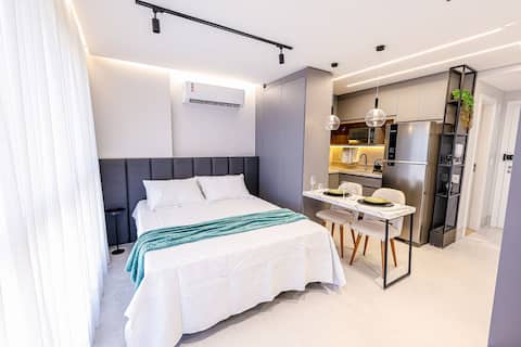 Studio on the 6th floor with air-conditioning + garage